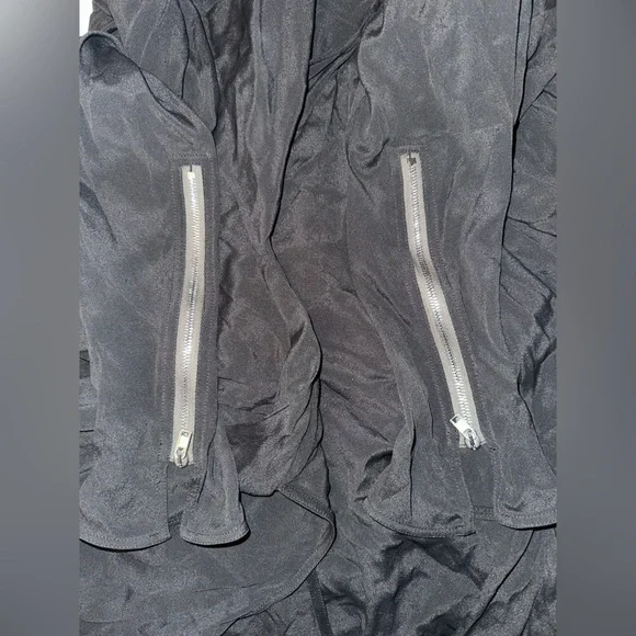 Rick Owens Drape Long Sleeve Wrap Dress Size 40 - Picture 8 of 13